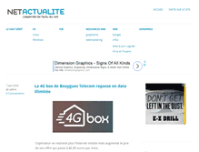 Tablet Screenshot of netactualite.info